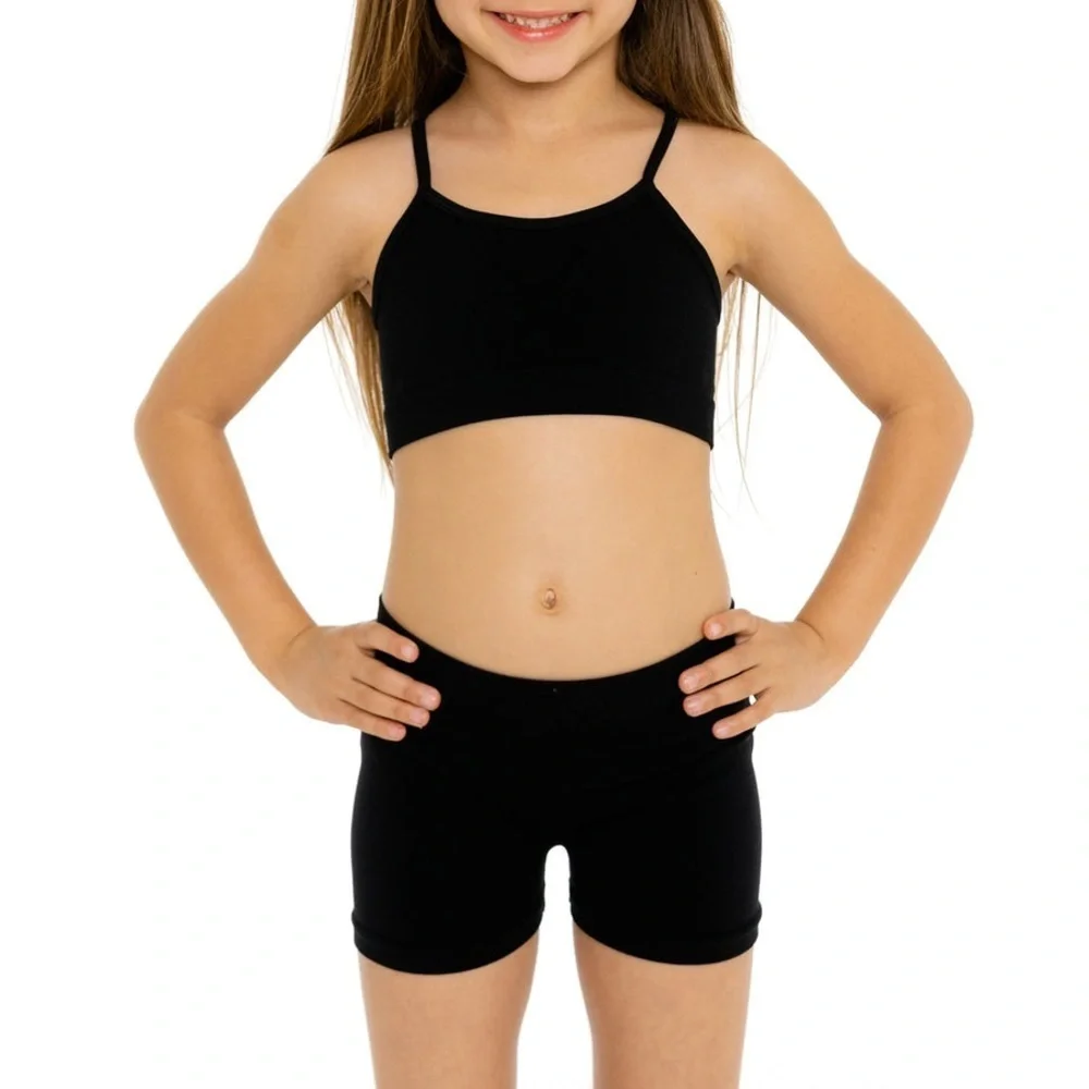 Malibu Sugar Girl's (7-10) Solid Boy Shorts - one size fits most